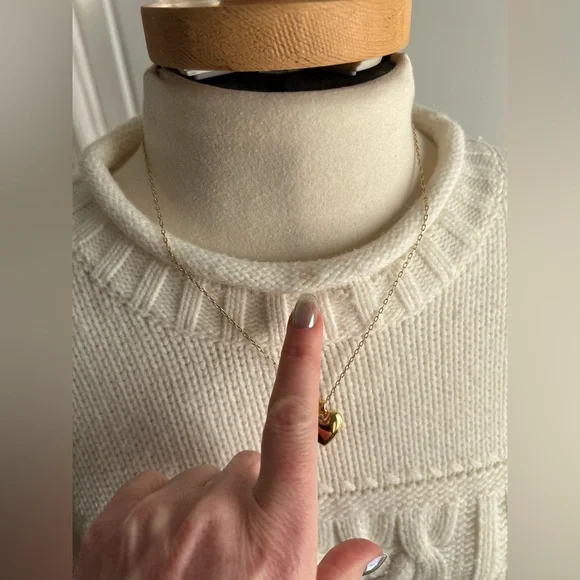 Vintage 90’s Cream Cowl Neck Oversized Sweater - Picture 6 of 7